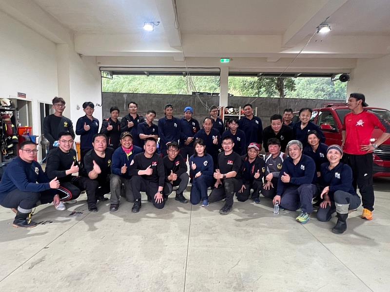 本次訓練係配合內政部消防署韌性臺灣-強化各類型義消科技化訓練與精進裝備中程計畫，參訓人數共計25名