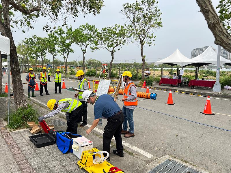 邁向零職災！第二屆全國下水道局限空間出入坑作業評鑑嘉義縣登場