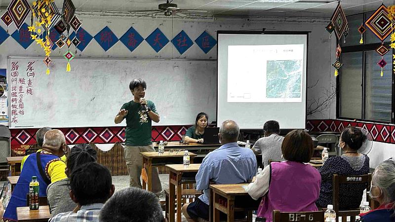 花蓮分署於古風社區宣導臺灣黑熊生態服務給付宣導