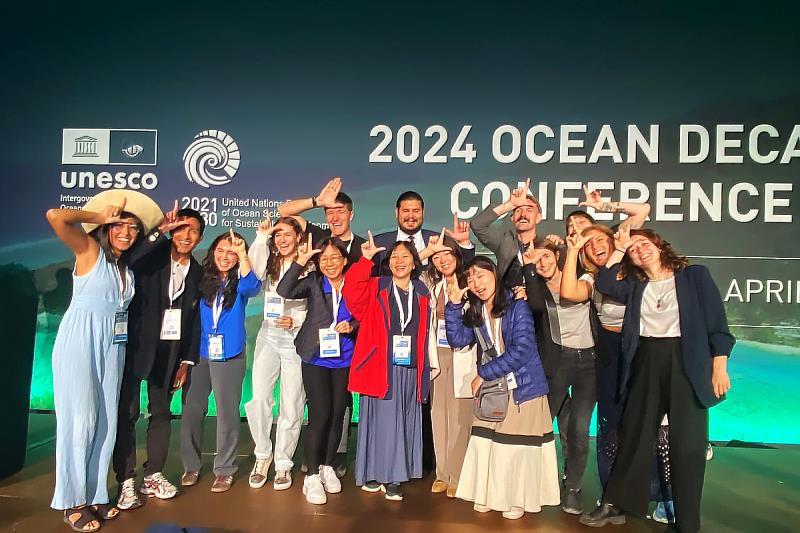臺灣海洋教育中心參與2024海洋十年大會