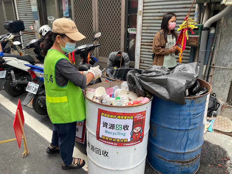 大甲媽遶境 嘉義縣垃圾減量有成