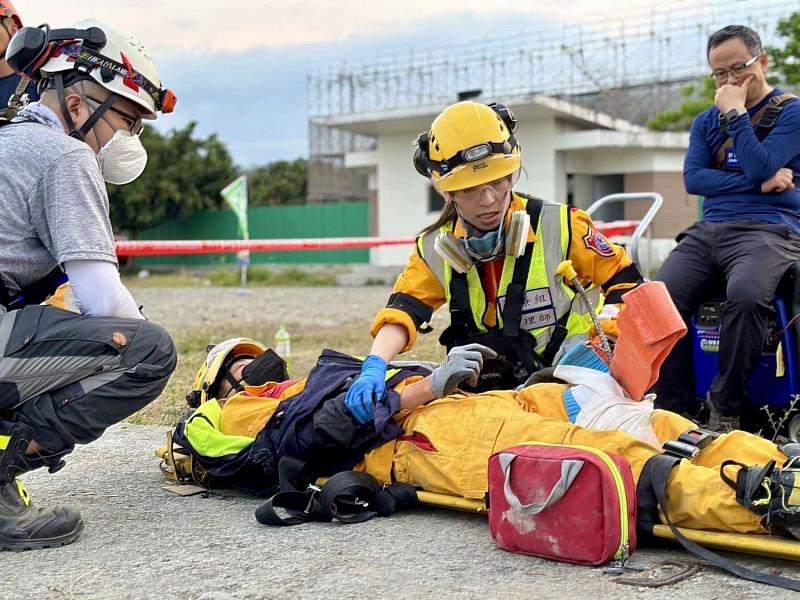 竹市特搜隊通過國家搜救能力(NAP)中型搜救隊伍認證