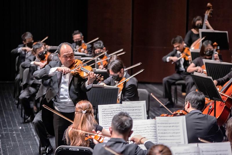 芝加哥交響樂團首席陳慕融再度與國臺交合作，將帶來西貝流士技巧高超的小提琴協奏曲(照片攝於2023年3月19日臺中國家歌劇院)