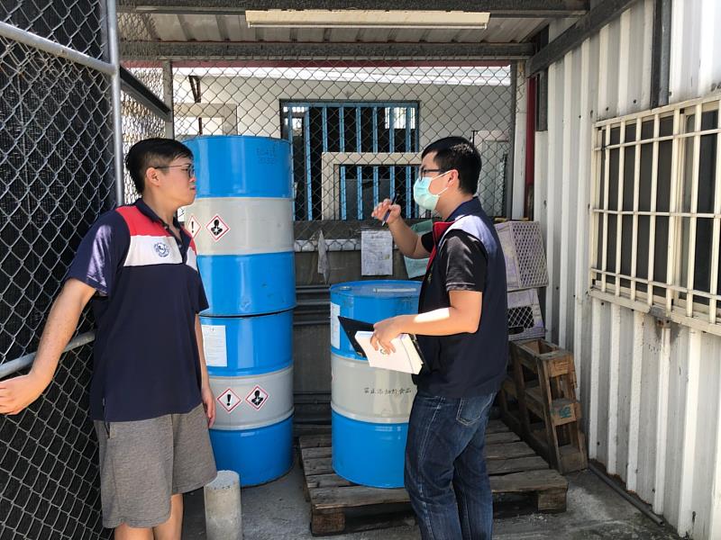強化毒化物運作場所緊急應變能力與橫向聯繫機制 臺東縣環保局加強輔導訪查