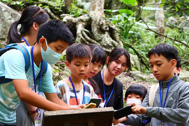 透過闖關活動，大家一起探索八仙山的林業故事