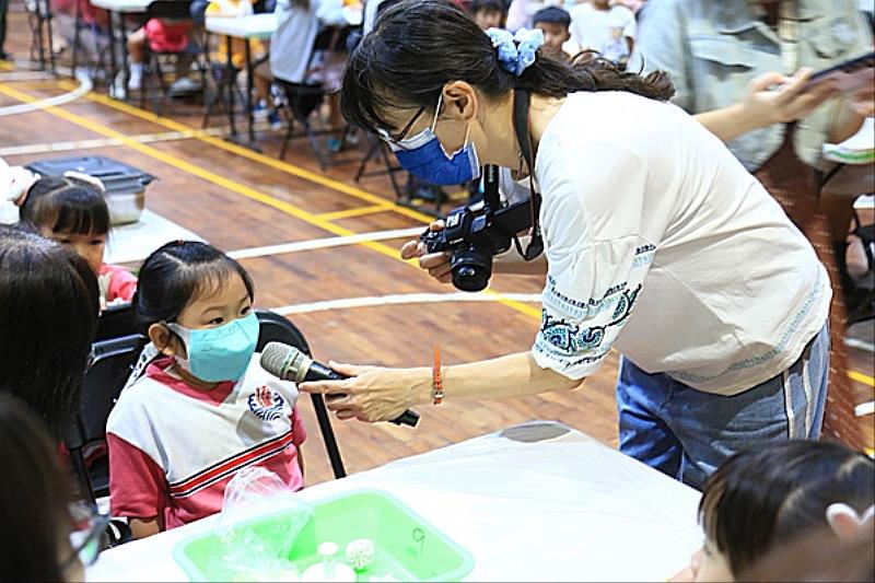 南臺科大文化底蘊USR計畫團隊與協進幼兒園合作辦理活動之情形。