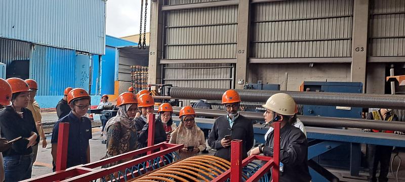 4月24日參訪潤弘精密工程公司楊梅預拌混凝土廠。