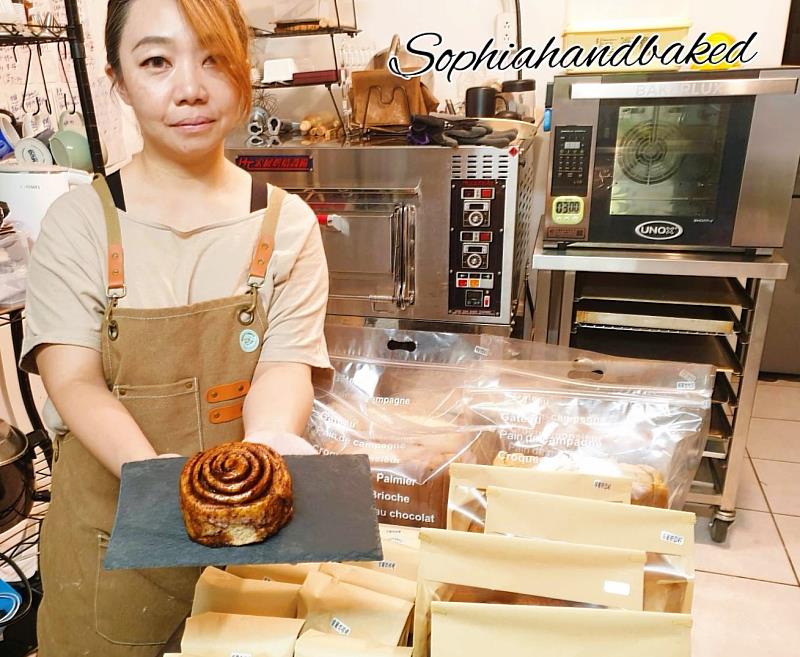 北分署輔導的微型創業店家蘇菲亞手作烘焙坊推出減糖的健康甜點