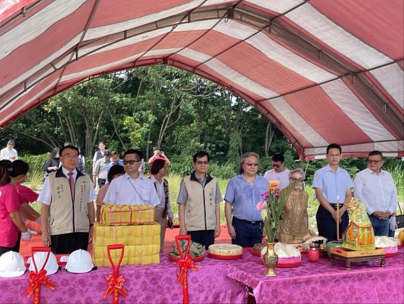 和明紡織動土典禮活動合影。