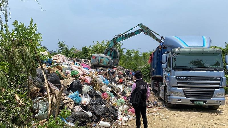 小琉球垃圾堆置600噸  屏縣府進場協助