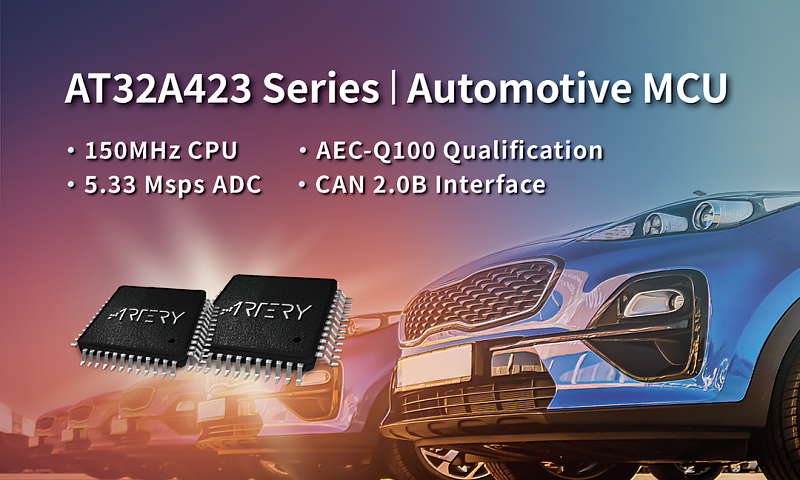 Automotive MCU AT32A423 series