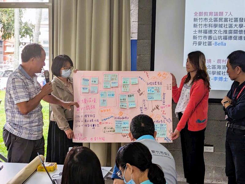 「新竹市社區營造補助計畫-提案工作坊」學員發表工作坊成果