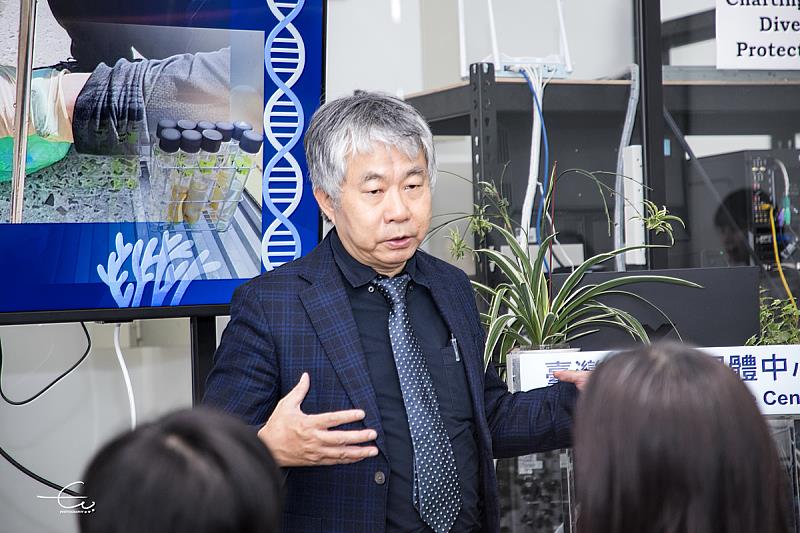 林敏聰副主委表示臺灣海洋基因體中心會是一個孕育未來科學工作的重要平台