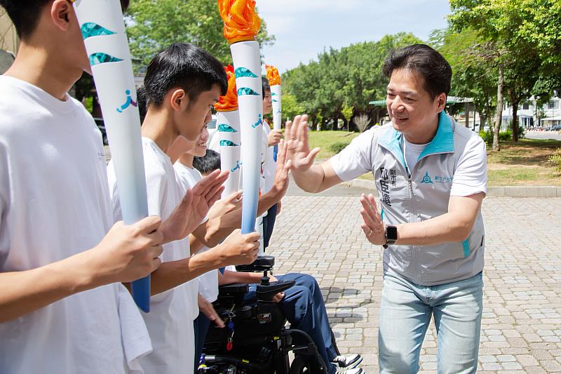 副市長邱臣遠為選手加油打氣