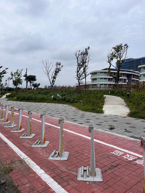 竹北YouBike增加站點，圖為勝利國中