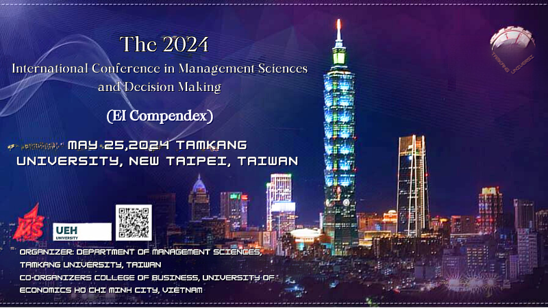 淡江大學舉辦「2024年管理科學與經營決策國際學術研討會」，會議主題為「多重危機中的人工智慧與永續發展」。