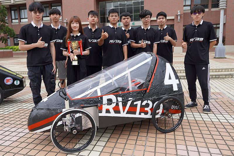 大葉大學機械系RV139車隊獲動態競賽第三名