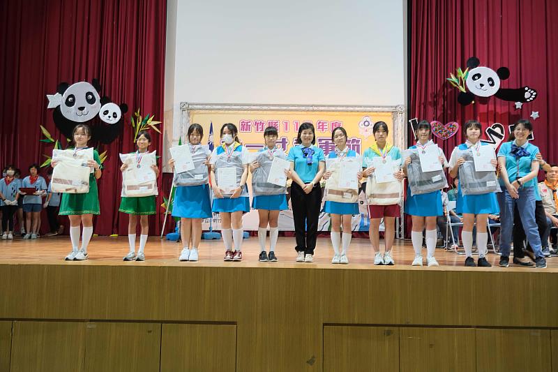 官網-獲得中華民國台灣女童軍總會113年度全國優秀女童軍獎章的6名學生