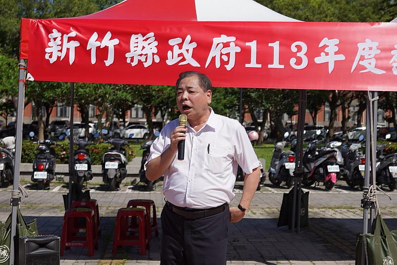 縣府廣場捐血活動    員工、鄉親熱情響應