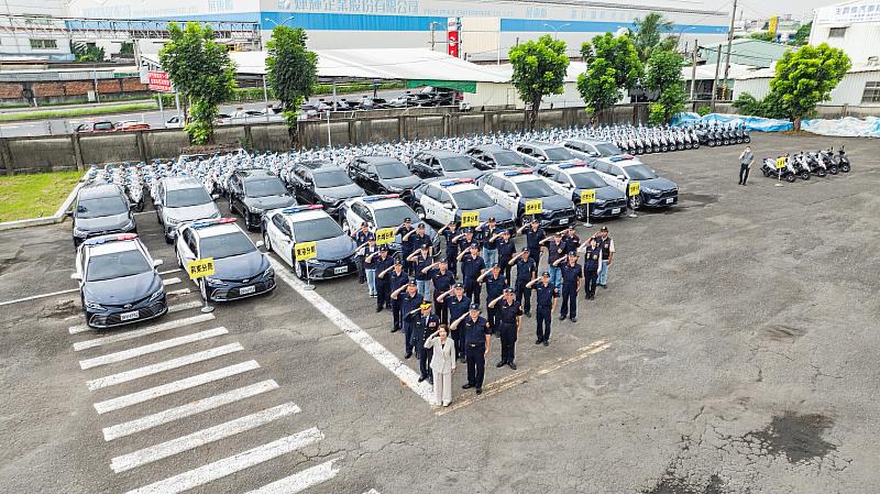 屏縣府新購188輛警用車