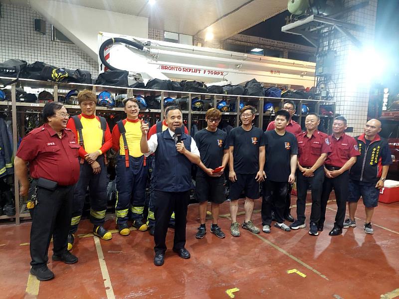 消防局李清安局長表示，義勇消防人員是消防局各項救災現場最得力的夥伴
