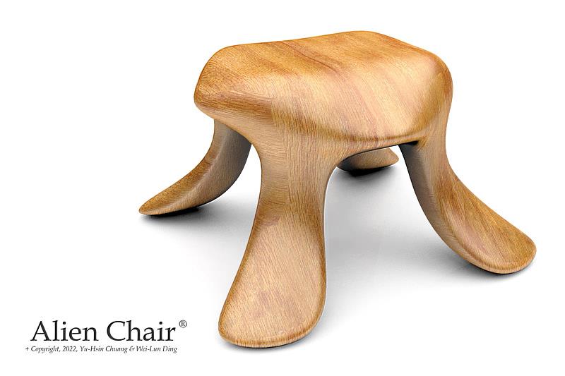「椅子」創新設計  大葉大學工業設計系獲設計專利