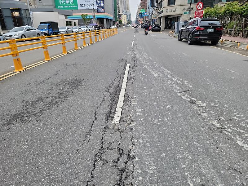 竹市北大路將進行道路刨鋪改善工程