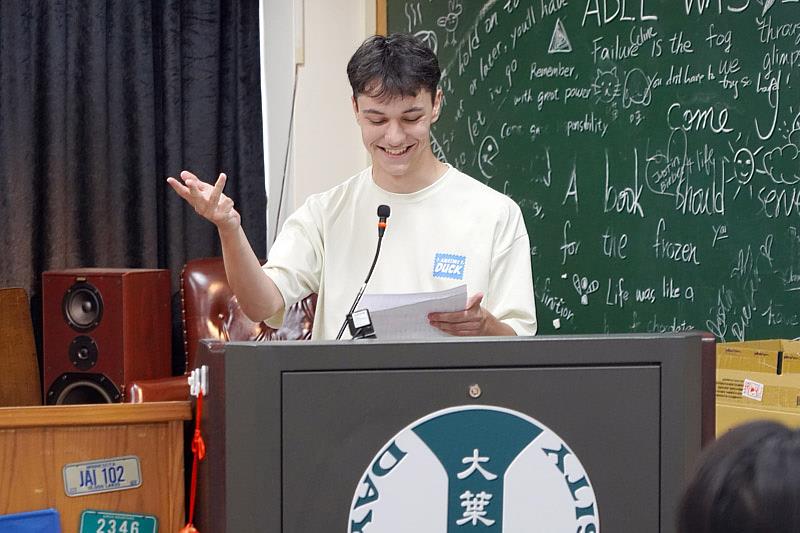 大葉大學國際生華語演講比賽  展現學習成果
