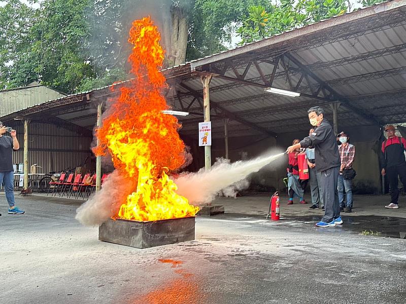 環保局、消防局與中華紙漿台東廠 合作推動臺東縣回收處理業消防安全 提升火災預防與應變能力