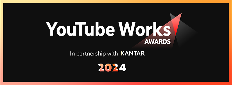 YouTube 與 Kantar 凱度合作，舉辦 2024 YouTube 年度廣告大賞，歡迎立即免費報名評選，就有機會在世界舞台上獲得曝光！