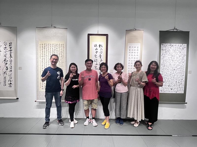 「夏緻藝境-新竹書畫教育推廣協會會員聯展」於美術館103-104展廳展出
