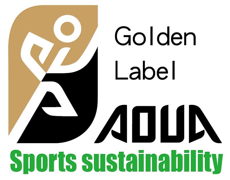 路跑賽事環境永續金牌標籤樣式(由AOUA提供)。