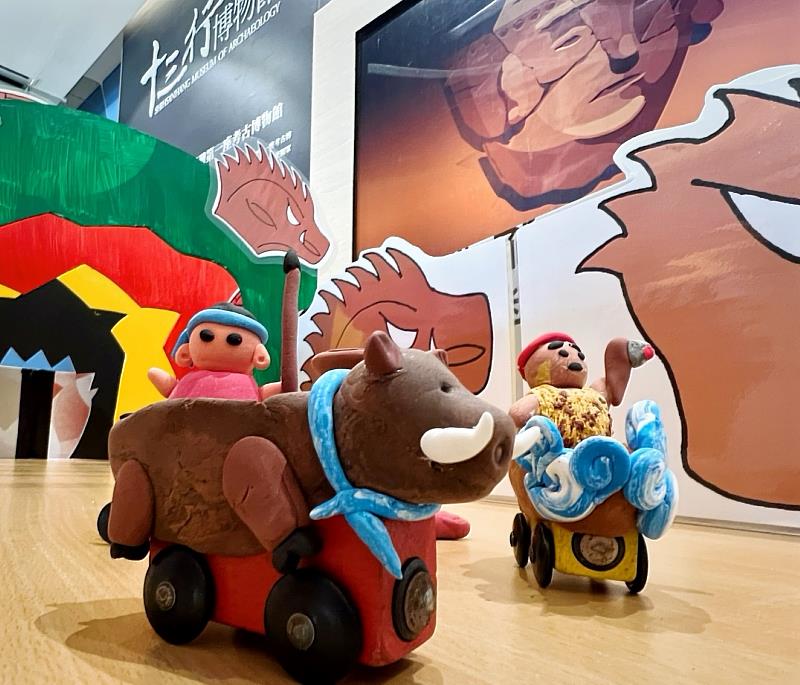 十三行博物館特別在7月份推出兩項怪獸王國為主題的手作活動。