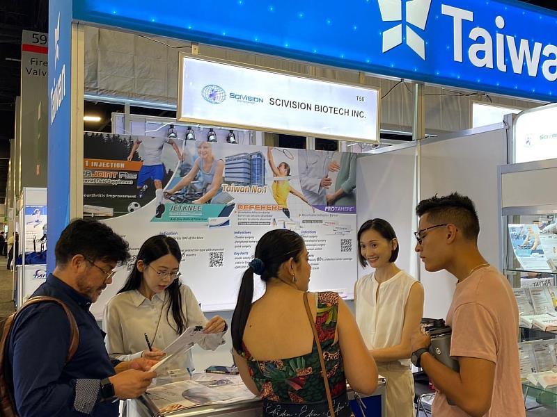 本次展覽臺灣館企業皆滿載而歸。(貿協提供)