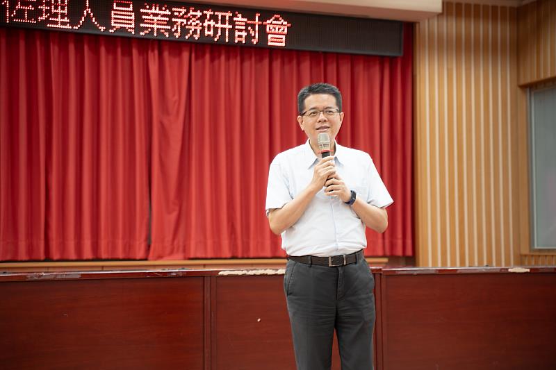 會計處副處長吳清潭感謝北商大相關單位的積極協助。