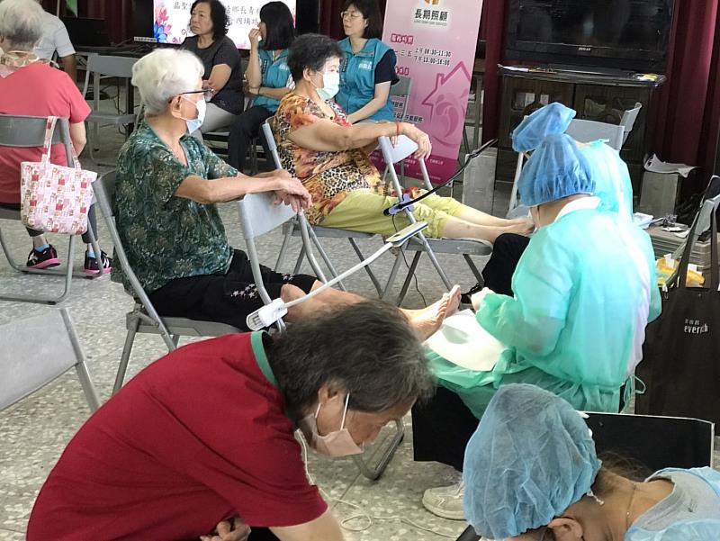 「足步踏實，公益剪趾」前進竹崎鄉