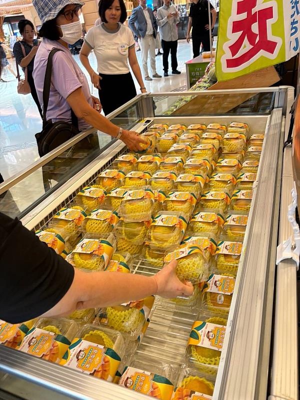 臺東冠軍水果驚喜進入香港一田超市！「芒果界LV」夏雪芒果獨賣會26日開跑