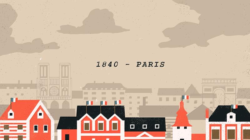 1840年羅丹誕生於巴黎一個普通的家庭。
