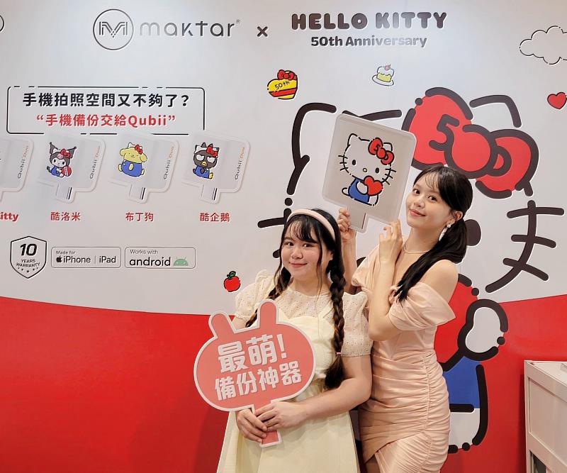 Maktar將展場打造成超萌Hello Kitty主題，成網紅的打卡點之一。（資料來源：Maktar）