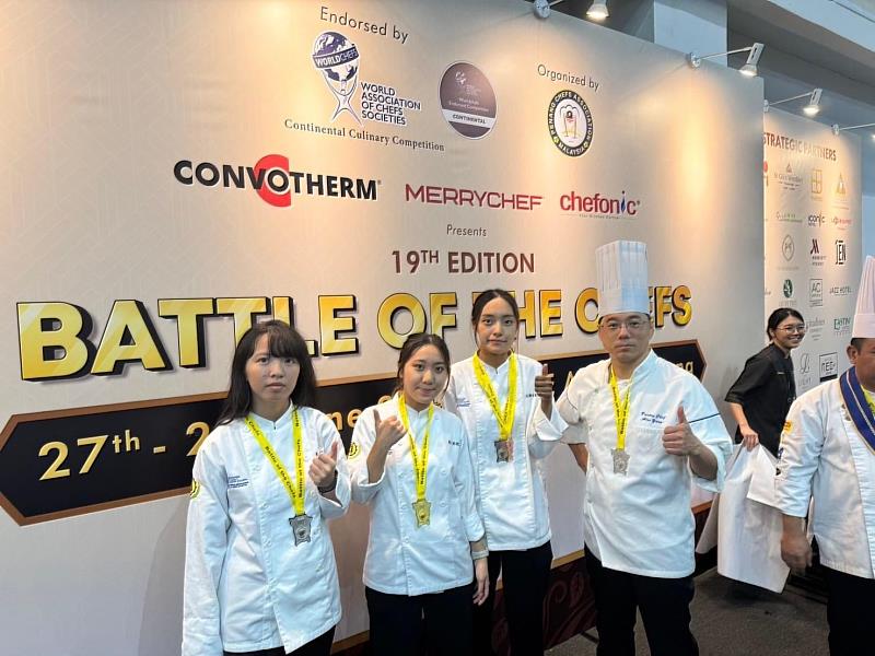 2024 BOTC馬來西亞檳城國際廚藝大賽景文科大勇奪3金5銀5銅5佳作。