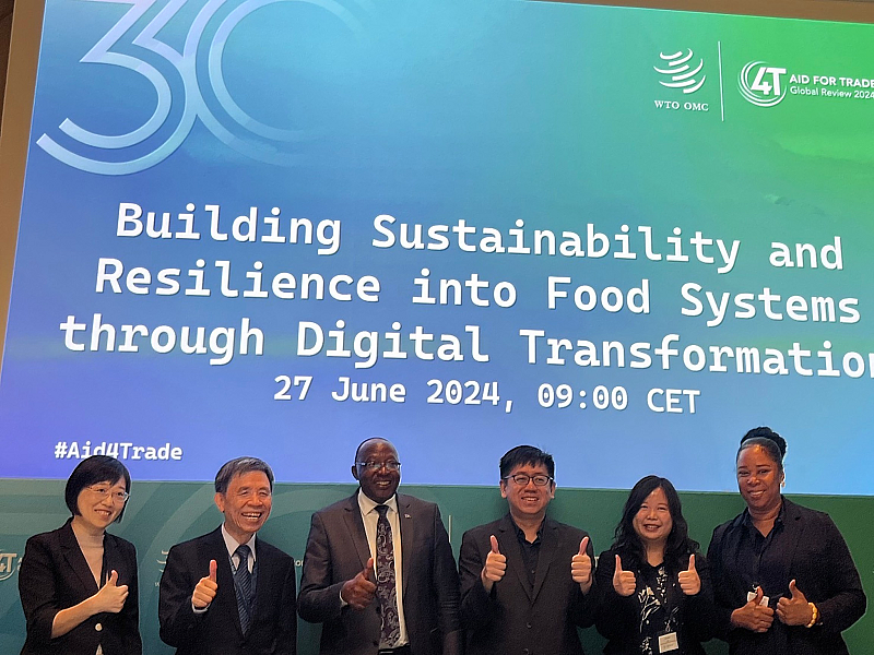 第九屆世界貿易組織(WTO)論壇於6月底登場，臺灣新創企業悠由數據(DataYoo)在國際舞台上分享其協助中南美洲國家導入智慧農業的成功經驗。