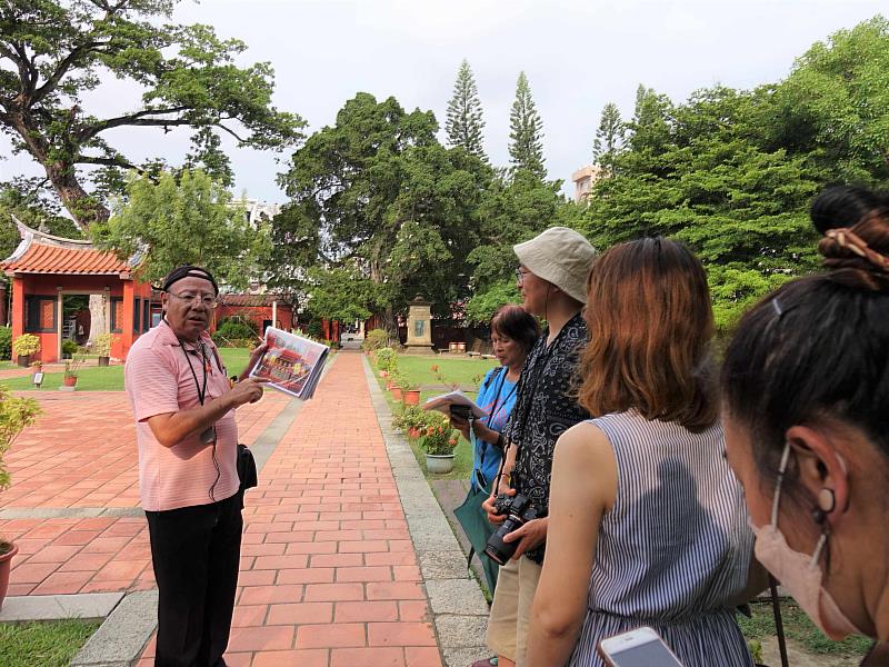 走讀活動行經臺南孔廟，7月20日、8月24日場次將解鎖更多景點。（圖／國立臺灣文學館提供）