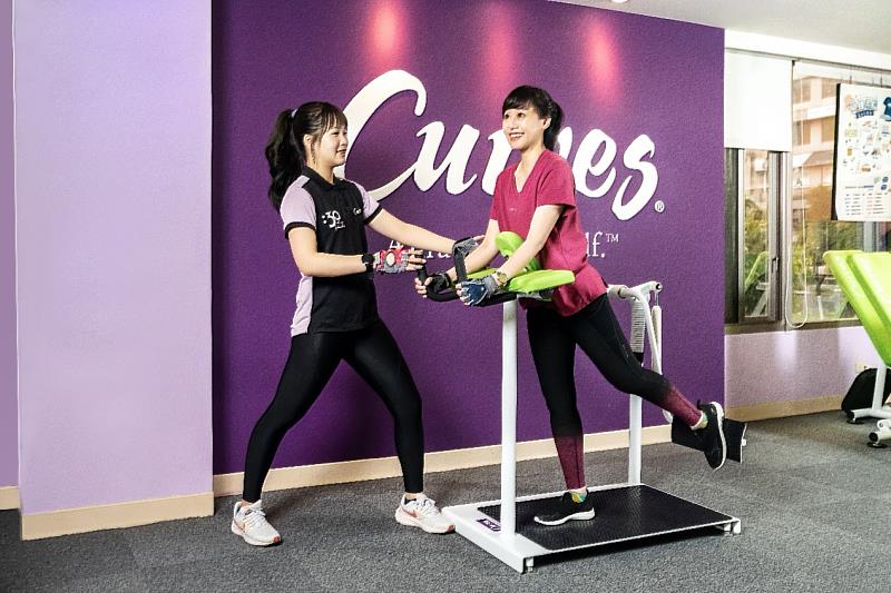 Curves可爾姿專為女性獨家設計的12台油壓式阻力訓練器材，有可以訓練臀部肌肉的GLUTE以外，更有針對上下肢、核心肌群訓練的器材，屬於全身肌肉皆可一次完成的循環訓練模式。