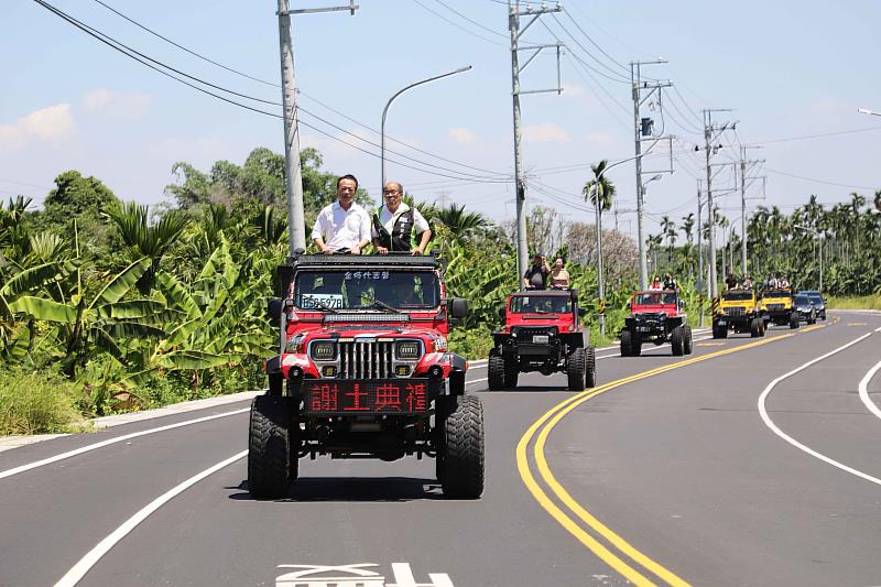 斥資7.2億！嘉139線道路拓寬工程完工 翁章梁搭吉普車巡禮