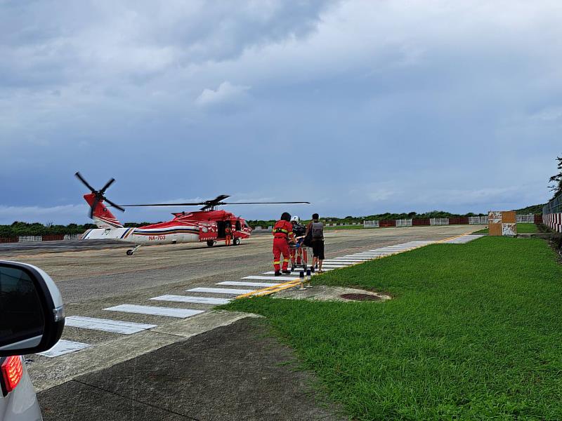 凱米颱風 中央與地方攜手合作空中轉診艱難任務 離島搶救生命不中斷