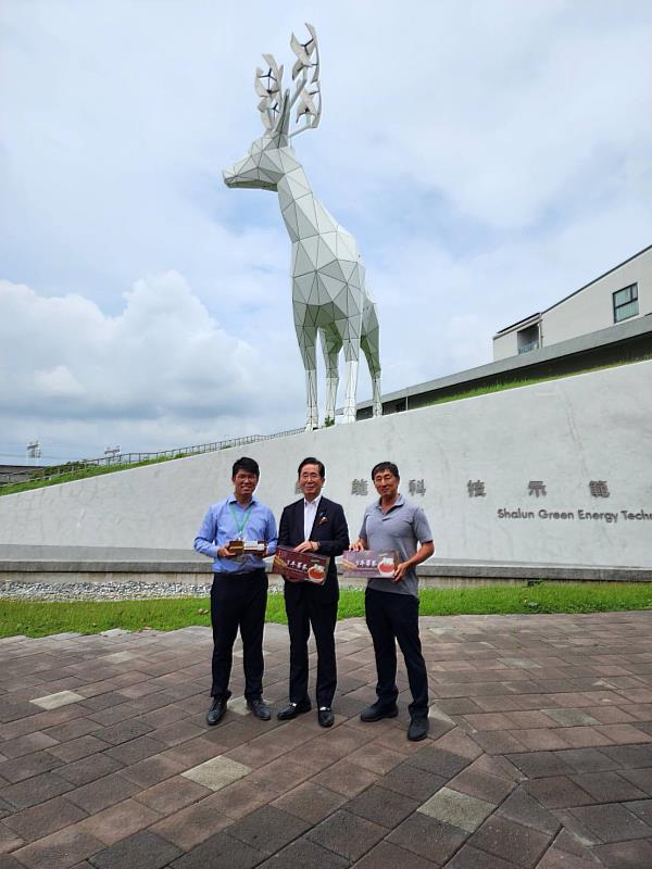 沙崙科學城辦公室接待山口縣島田教明副議長一行人。(圖/臺南市經濟發展局 提供)