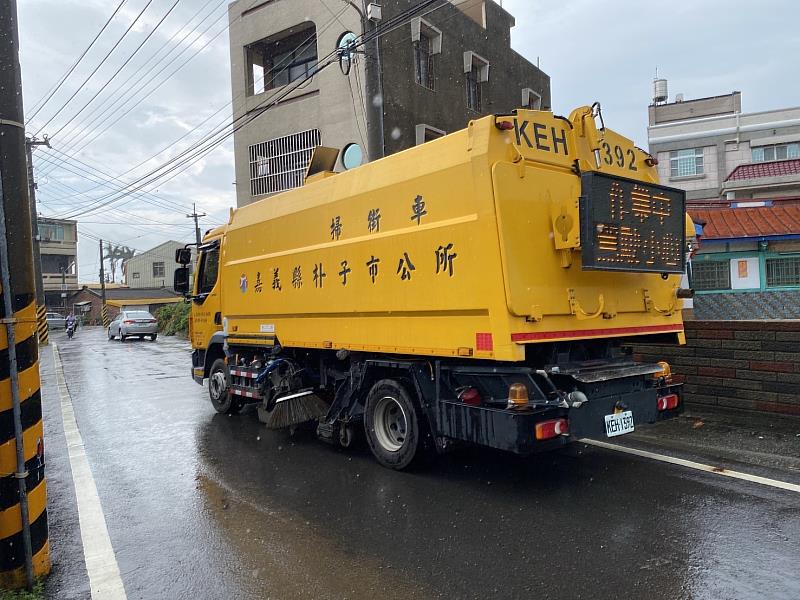 災後大清掃　環保局率朴子市公所與居民共同守護村里清潔