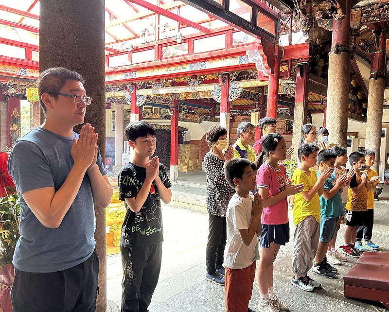 義民祭祝禱生、禮生培訓，學生非常認真。