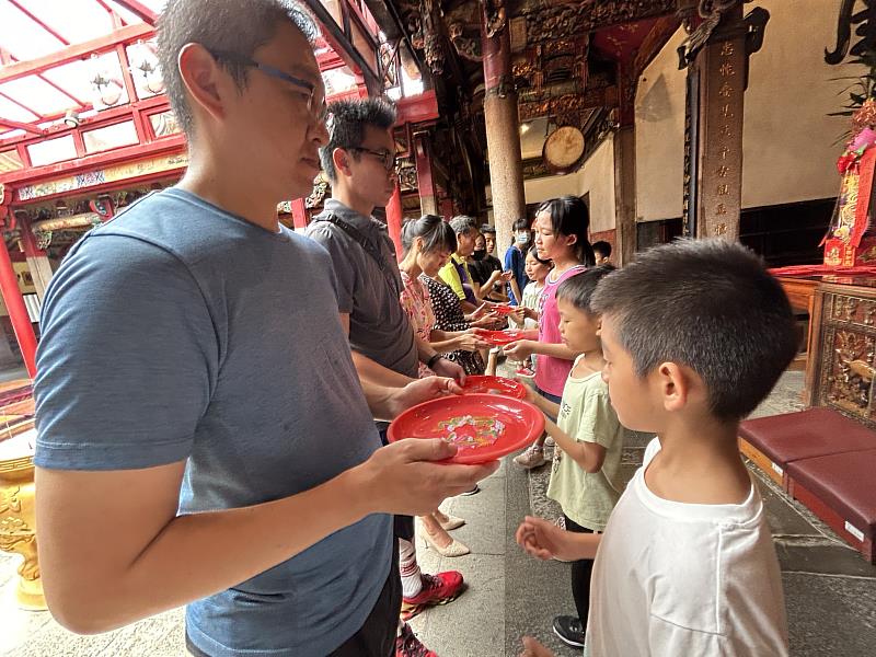 義民祭祝禱生、禮生培訓，學生非常認真。