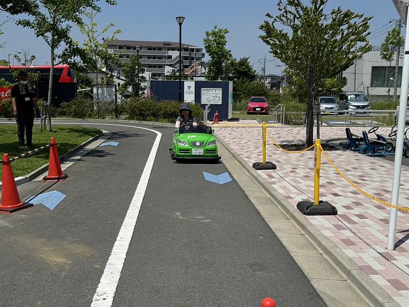 東部交通公園內設置模擬道路，提供駕駛體驗。